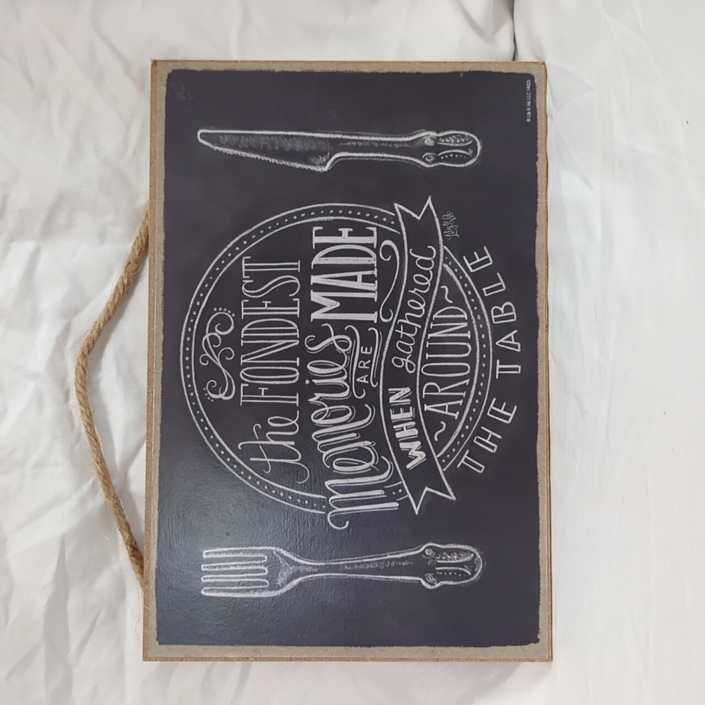 Love and Laughter Wood Plaque Sign